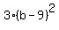 3%28b-9%29%5E2