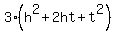 3%28h%5E2%2B2ht%2Bt%5E2%29
