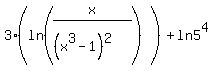 3%28ln%28x%2F%28%28x%5E3-1%29%5E2%29%29%29%2Bln5%5E4