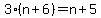 3%28n%2B6%29=n%2B5