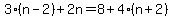 3%28n-2%29%2B2n=8%2B4%28n%2B2%29