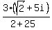 3%28sqrt%282%29%2B5i%29%2F%282%2B25%29