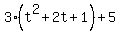 3%28t%5E2%2B2t%2B1%29%2B5
