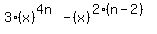 3%28x%29%5E%284n%29-%28x%29%5E%282%28n-2%29%29