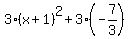 3%28x%2B1%29%5E2%2B3%28-7%2F3%29