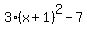 3%28x%2B1%29%5E2-7