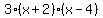 3%28x%2B2%29%28x-4%29