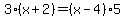 3%28x%2B2%29=%28x-4%295