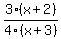 3%28x%2B2%29+%2F+4%28x%2B3%29
