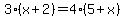 3%28x%2B2%29+=+4%285%2Bx%29