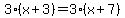 3%28x%2B3%29=3%28x%2B7%29