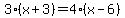 3%28x%2B3%29+=+4%28x-6%29