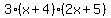 3%28x%2B4%29%282x%2B5%29