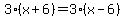 3%28x%2B6%29+=+3%28x-6%29