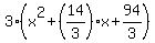 3%28x%5E2%2B%2814%2F3%29x%2B94%2F3%29