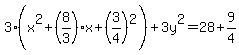 3%28x%5E2%2B%288%2F3%29x%2B%283%2F4%29%5E2%29%2B3y%5E2=28%2B9%2F4