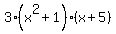 3%28x%5E2%2B1%29%28x%2B5%29