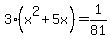 3%28x%5E2%2B5x%29+=+1%2F81