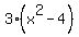 3%28x%5E2+-+4%29