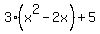 3%28x%5E2-2x%29%2B5