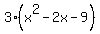3%28x%5E2-2x-9%29