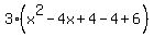 3%28x%5E2-4x%2B4-4%2B6%29