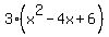 3%28x%5E2-4x%2B6%29