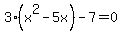 3%28x%5E2-5x%29-7=0