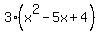 3%28x%5E2-5x%2B4%29