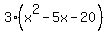 3%28x%5E2-5x-20%29