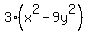 3%28x%5E2-9y%5E2%29