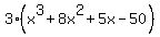 3%28x%5E3%2B8x%5E2%2B5x-50%29