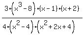 3%28x%5E3-8%29%28x-1%29%28x%2B2%29%2F%284%28x%5E2-4%29%2A%28x%5E2%2B2x%2B4%29%29