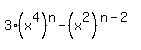 3%28x%5E4%29%5En-%28x%5E2%29%5E%28n-2%29