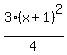 3%28x+%2B+1%29%5E2%2F4