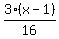 3%28x-1%29%2F16