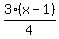 3%28x-1%29%2F4