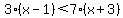 3%28x-1%29%3C7%28x%2B3%29