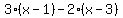 3%28x-1%29-2%28x-3%29