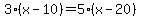3%28x-10%29=5%28x-20%29
