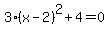 3%28x-2%29%5E2%2B4=0