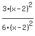 3%28x-2%29%5E2%2F6%28x-2%29%5E2