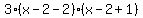 3%28x-2-2%29%28x-2%2B1%29