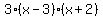 3%28x-3%29%28x%2B2%29