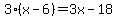 3%28x-6%29=3x-18