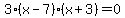 3%28x-7%29%28x%2B3%29+=+0