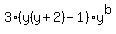 3%28y%28y+%2B+2%29+-1%29y%5Eb