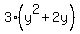 3%28y%5E2%2B2y%29