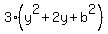 3%28y%5E2%2B2y%2Bb%5E2%29