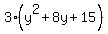 3%28y%5E2%2B8y%2B15%29